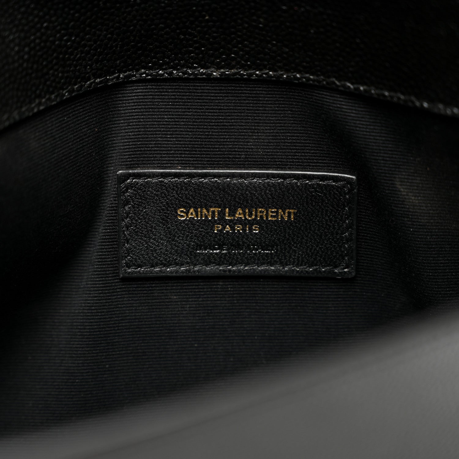 Saint Laurent Grain De Poudre Uptown Pouch Black 6 of 8