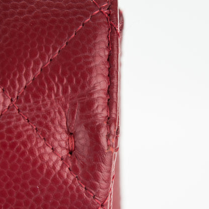 Chanel Caviar Quilted Maxi Single Flap Red 9 of 9