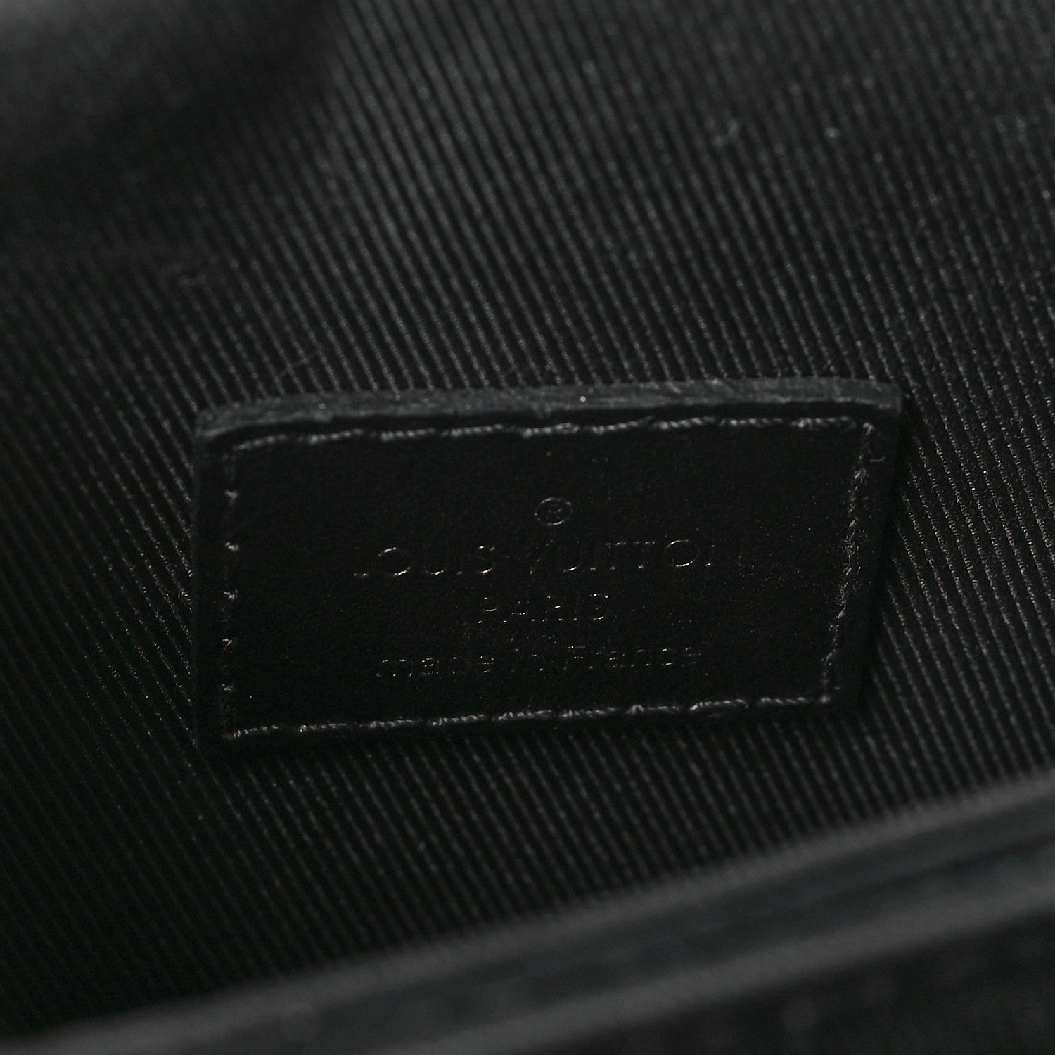 Louis Vuitton Monogram Eclipse S Lock Wearable Wallet Black 6 of 9