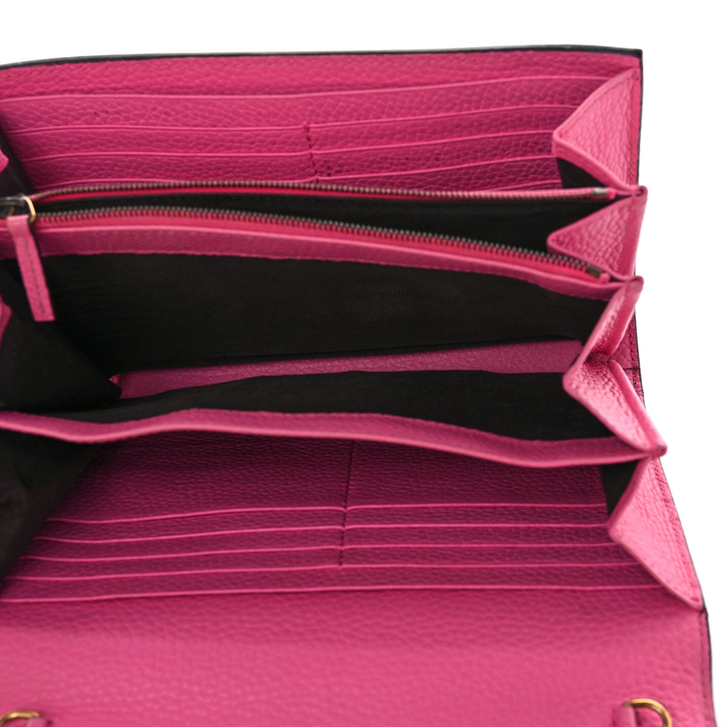 Cellarius Calfskin GG Marmont Chain Wallet Pink Tropical Flower