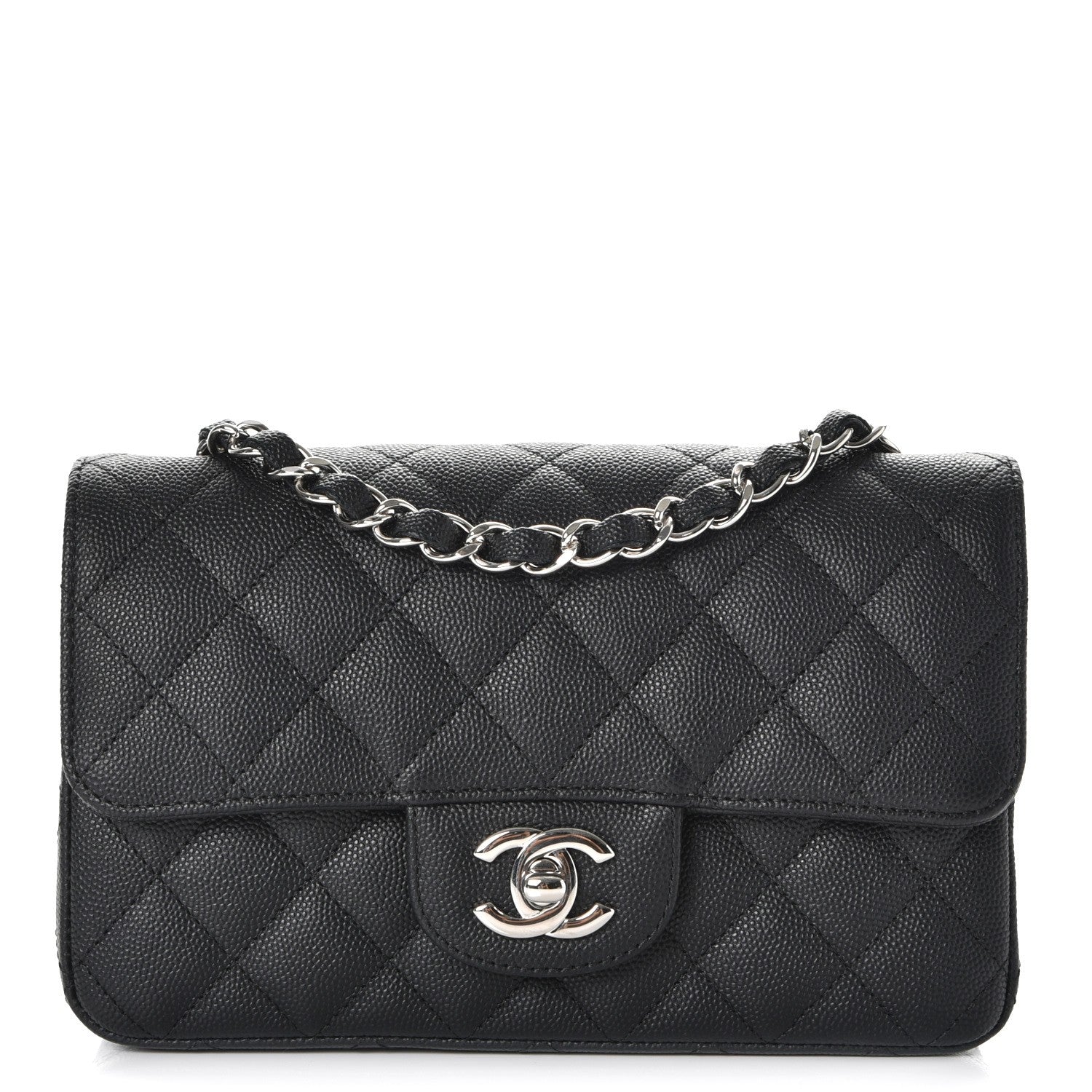Chanel Caviar Quilted Mini Rectangular Flap Black 1 of 8