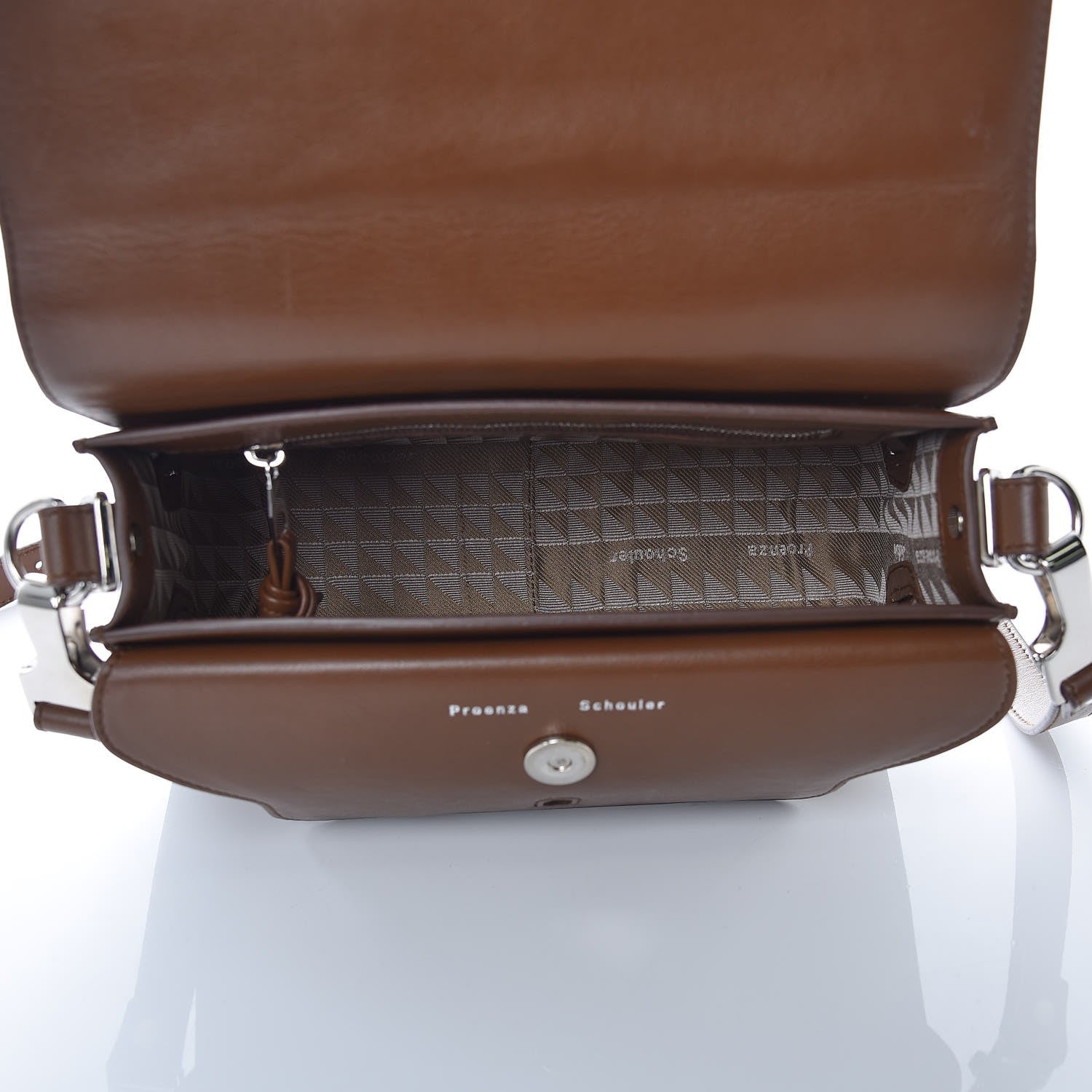 Proenza Schouler Smooth Calfskin Mini PS11 Classic Shoulder Bag Hazelnut 5 of 11