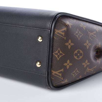 Louis Vuitton Calfskin Monogram Kimono Tote Black 6 of 9