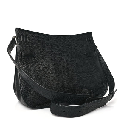 Hermes Taurillon Clemence Jypsiere 28 Black 3 of 10