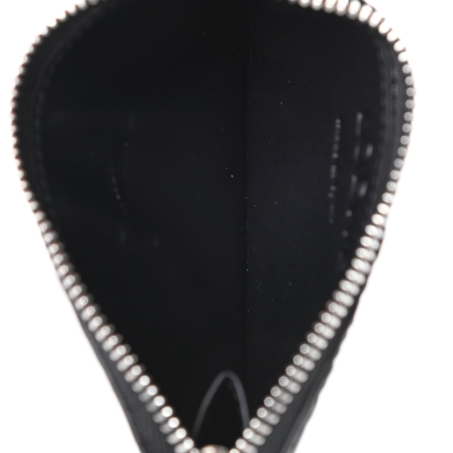 Loewe Calfskin Embossed Repeat Coin Card Holder Black 5 of 9
