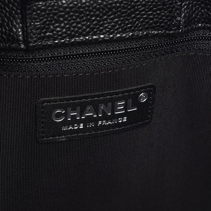 Chanel Calfskin Quilted Timeless Tote Black 6 of 8