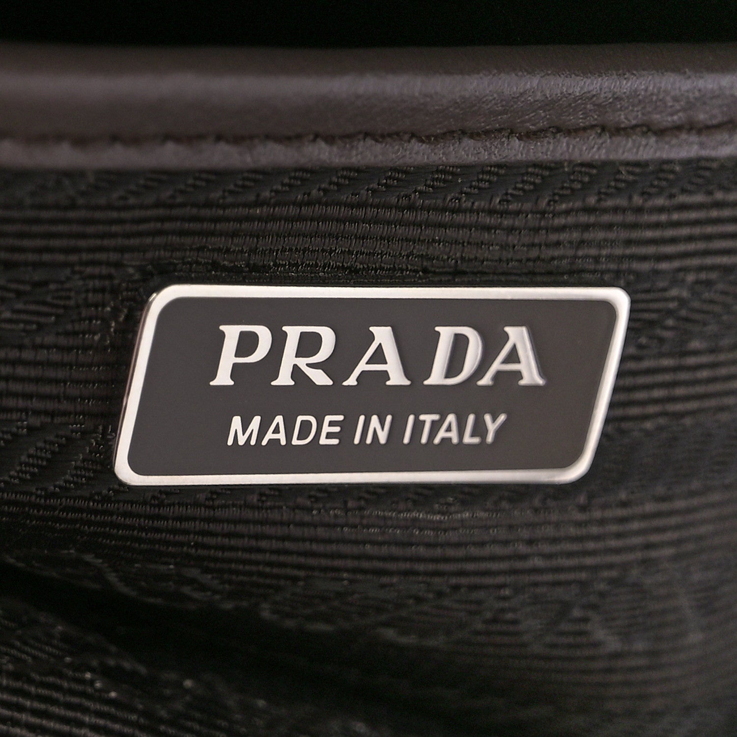 Prada Soft Calfskin Impunture Diagramme Day Backpack Bambu 6 of 8