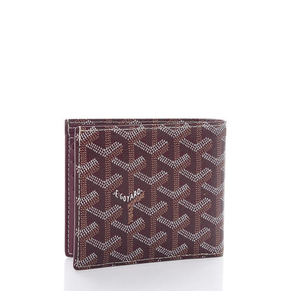 Goyard Goyardine Saint Florentin Bi-Fold Wallet Burgundy 3 of 8