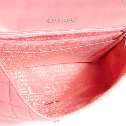Chanel Lambskin Medium Heart Valentine Flap Pink 6 of 8