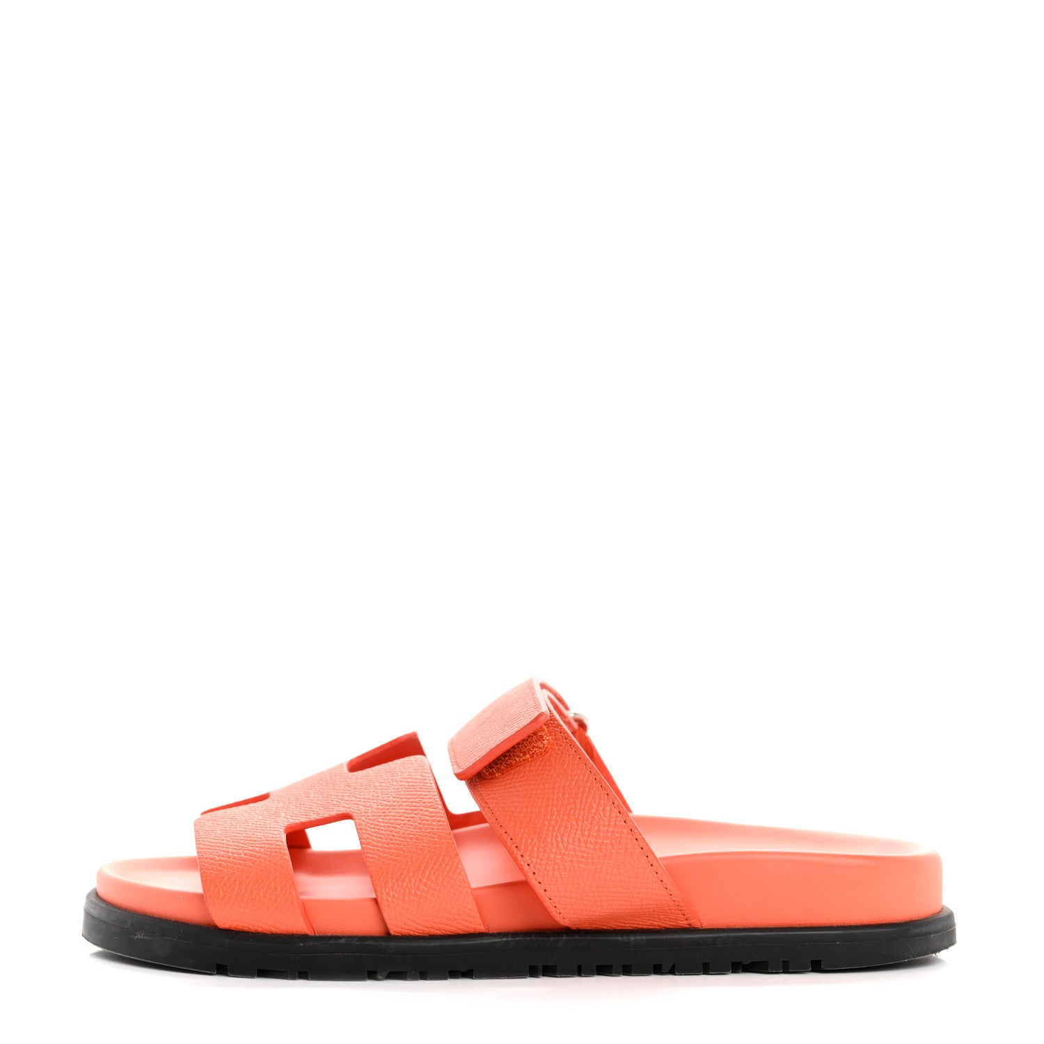 Hermes Epsom Womens Chypre Sandals 36.5 Rose Sorbet 1 of 10
