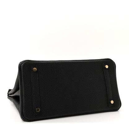 Hermes Togo Birkin 30 Black 4 of 10