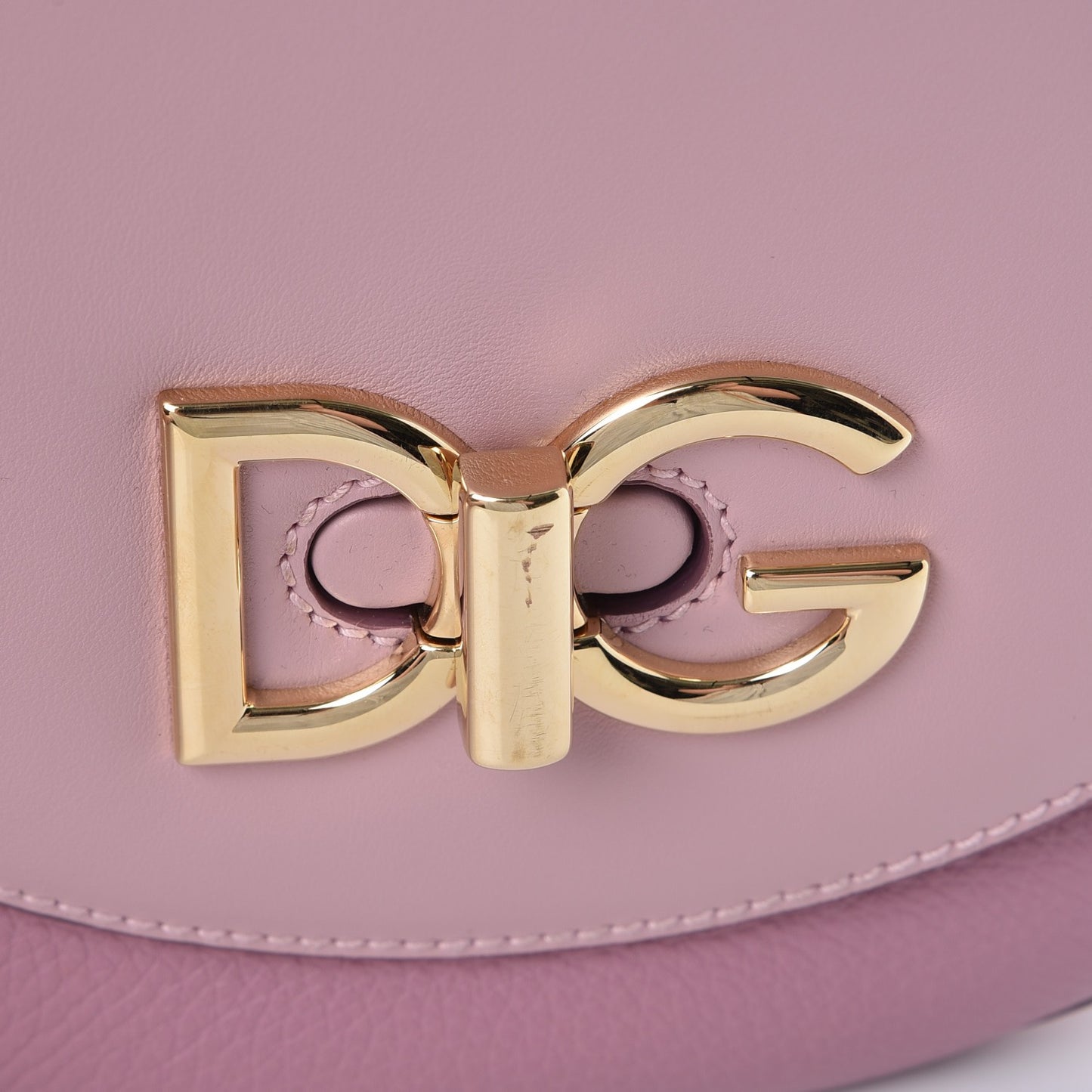 Calfskin Media Wifi Shoulder Bag Pink