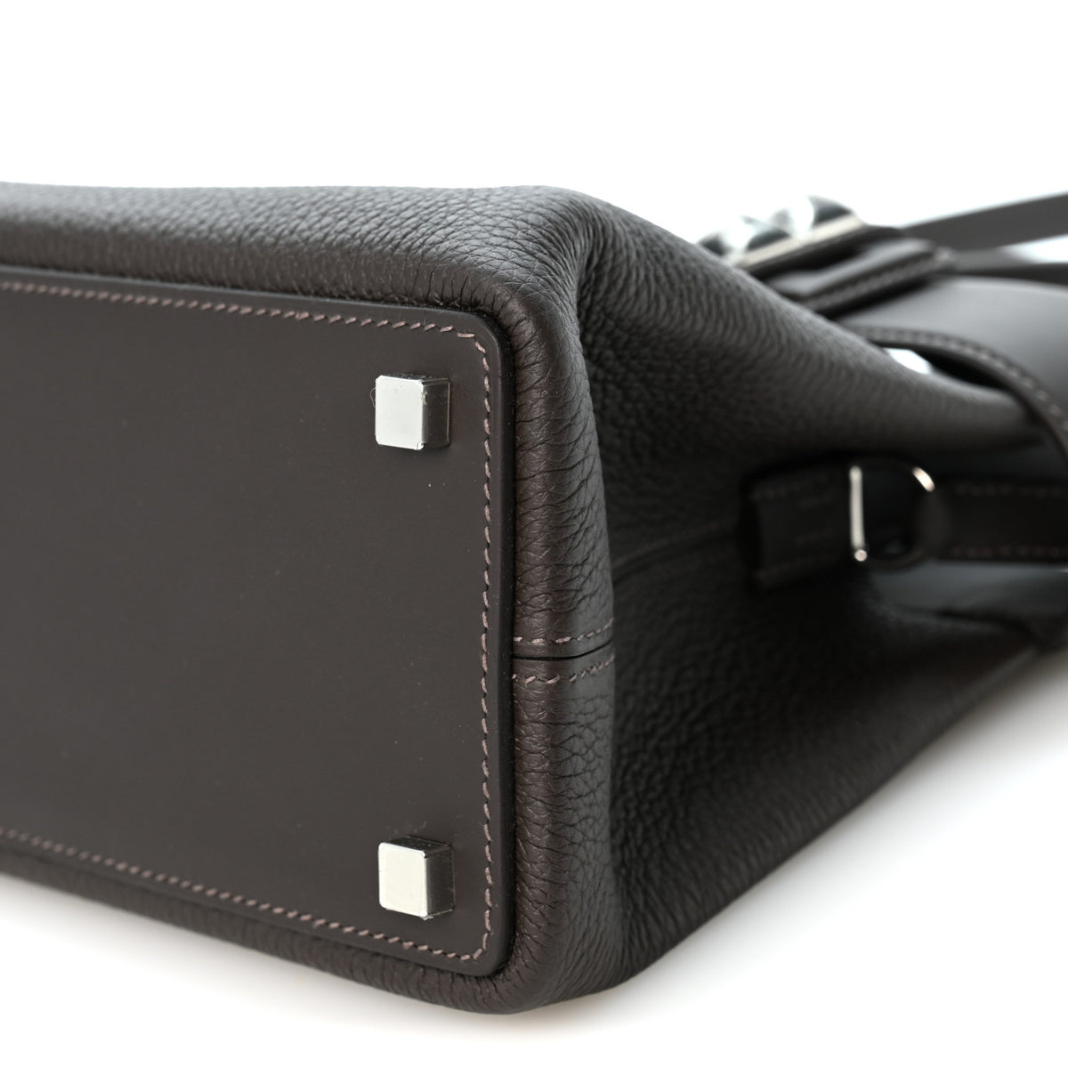 Hermes Togo Swift Medor Bag Bai Brun 10 of 12