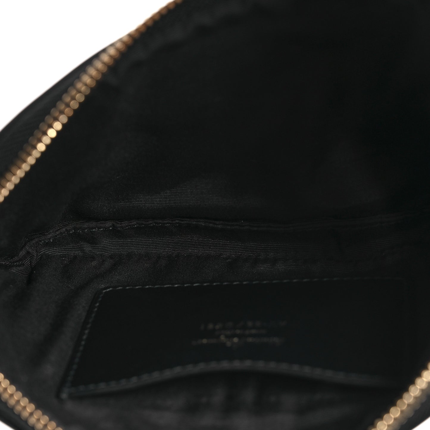 Calfskin Quilted Gancini Belt Bag Black