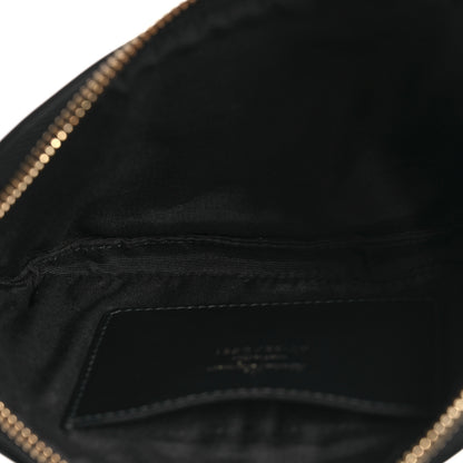 Salvatore Ferragamo Calfskin Quilted Gancini Belt Bag Black 5 of 15