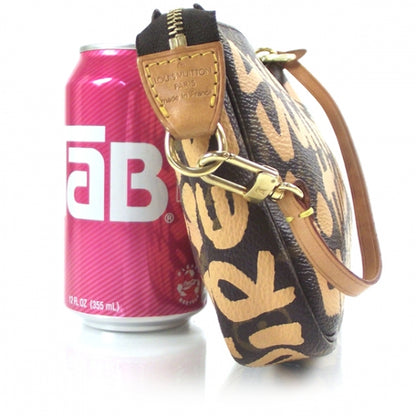 Louis Vuitton Monogram Graffiti Pochette Accessories Peach 2 of 8
