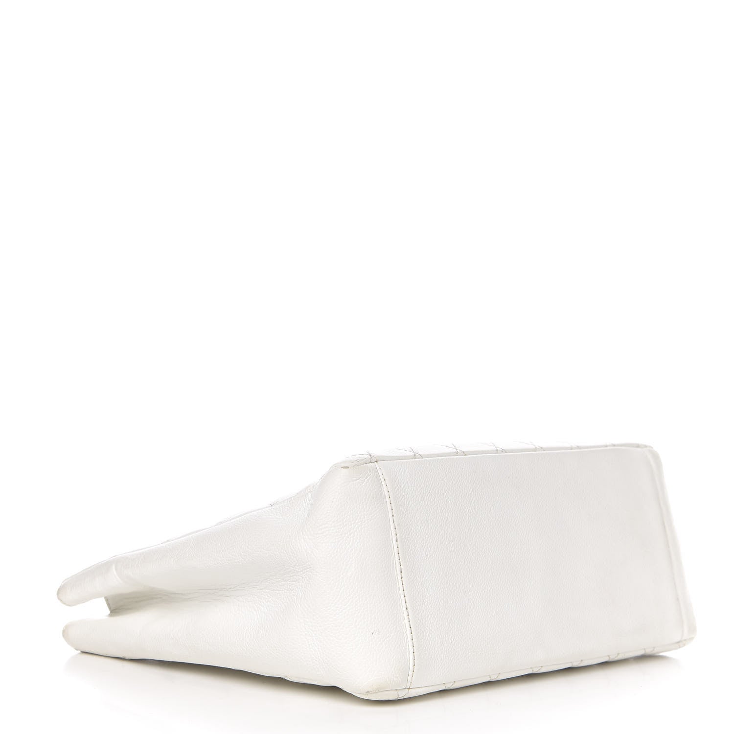 Chanel Caviar Quilted Grand Shopping Tote GST White 3 of 18