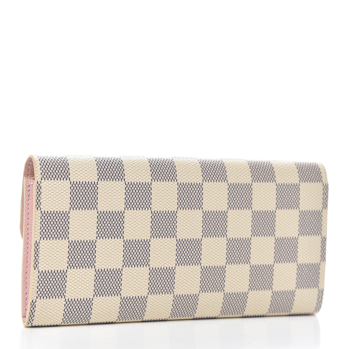 Damier Azur Emilie Wallet Rose Ballerine