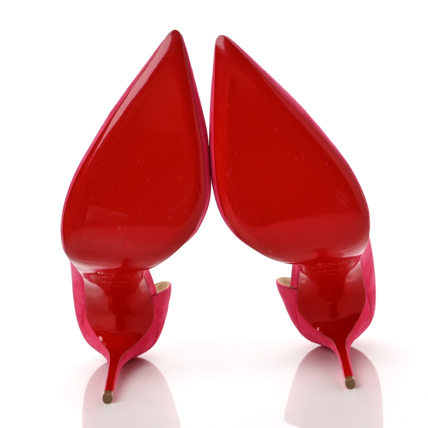 Christian Louboutin Suede Iriza 100 Pumps 41 Bengal Rose 8 of 13