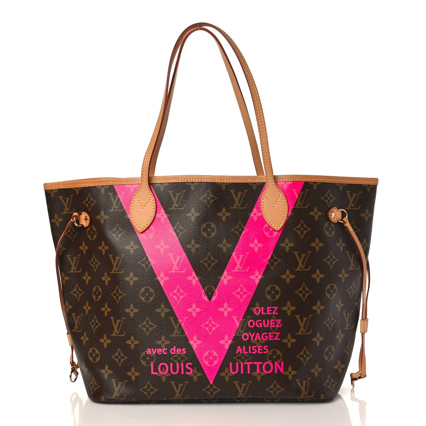 Monogram V Neverfull MM Grenade