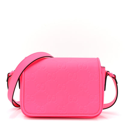 Gucci Calfskin GG Rubber effect Super Mini Bag  Pink 1 of 10