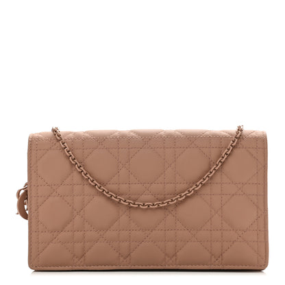 Christian Dior Ultra Matte Calfskin Cannage Lady Dior Clutch Fard 2 of 18