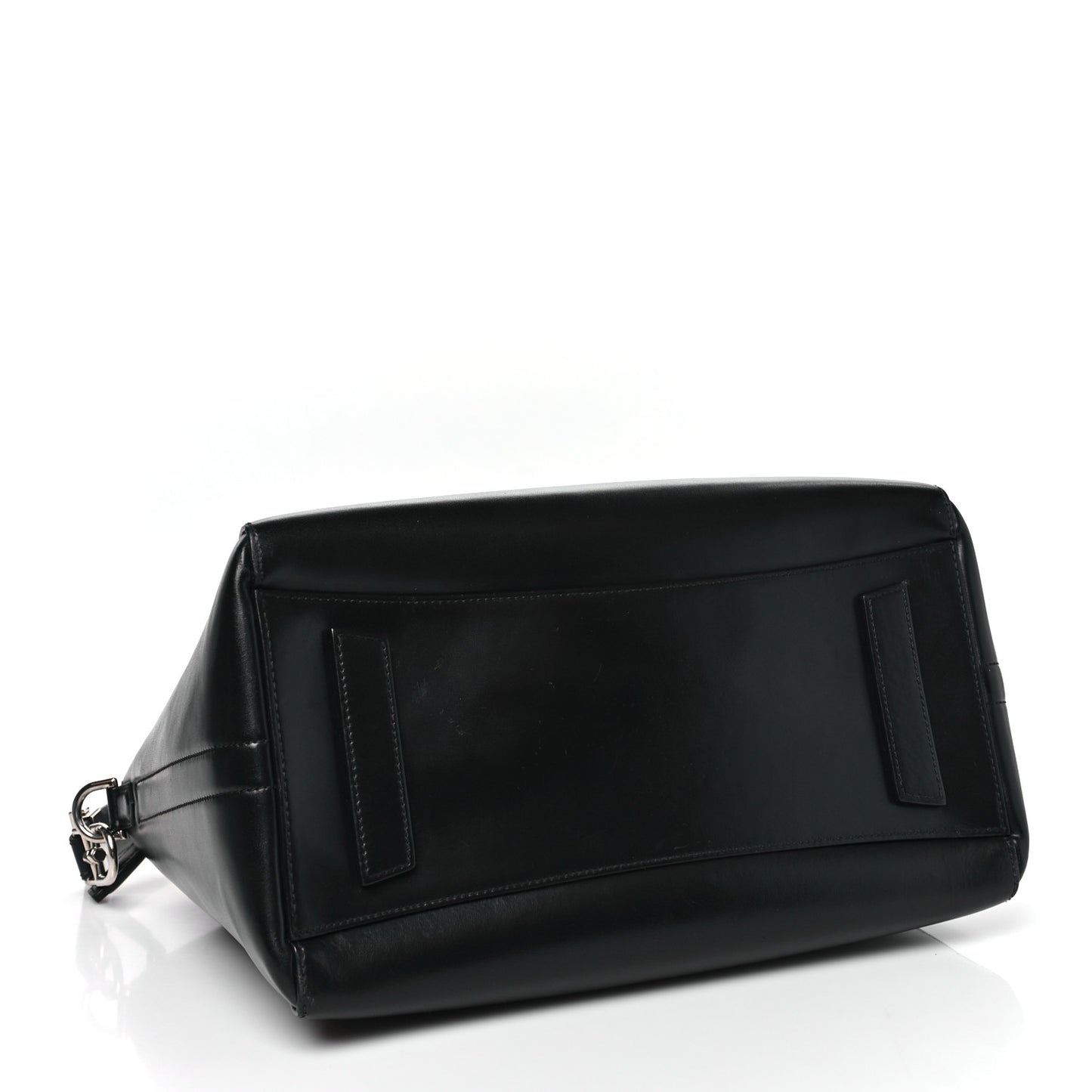 Shiny Lord Calfskin Medium Antigona Black