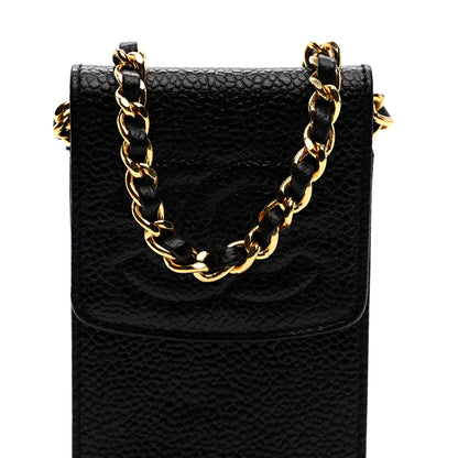 Chanel Caviar CC Phone Holder Crossbody Black 8 of 10