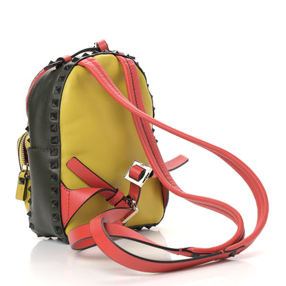 Valentino Garavani Calfskin Colorblock Mini Rockstud Backpack Multicolor 2 of 6