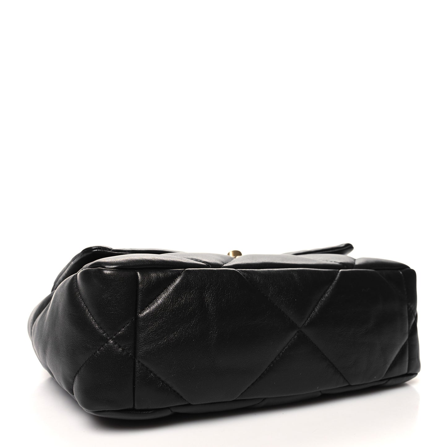Lambskin Quilted Medium Chanel 19 Flap Black