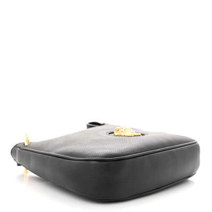 Versace Calfskin La Medusa Small Hobo Crossbody Black 4 of 9