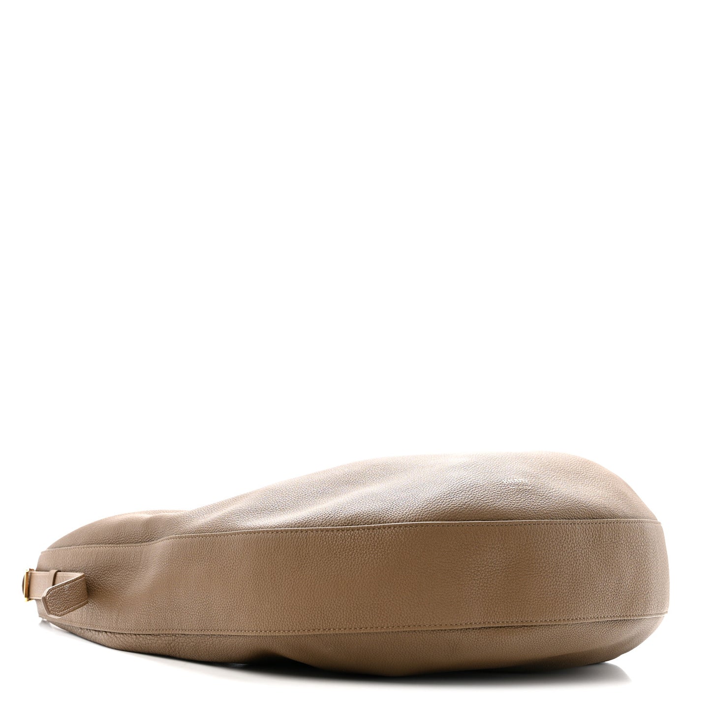 Pebbled Calfskin Augustina Hobo Hazelnut