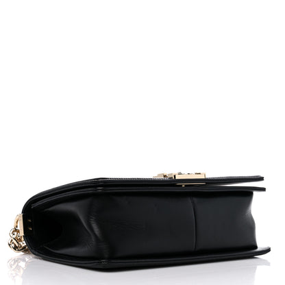 Chanel Lambskin Chain Quilted Medium Boy Flap Black 4 of 13