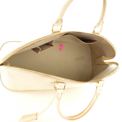 Louis Vuitton Vernis Alma GM Blanc Corail 5 of 10