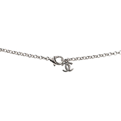 Chanel Crystal Pearl Papyrus Necklace Gold 3 of 4