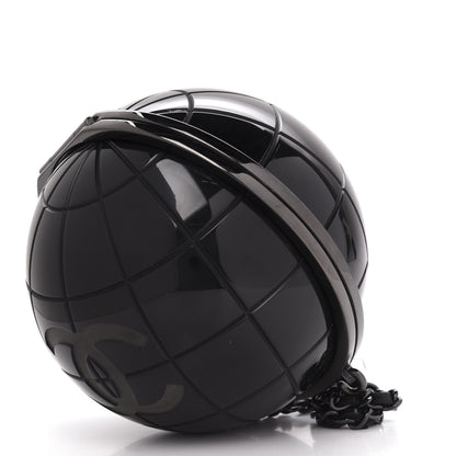 Chanel Plexiglass Around The World Clutch Black 8 of 10
