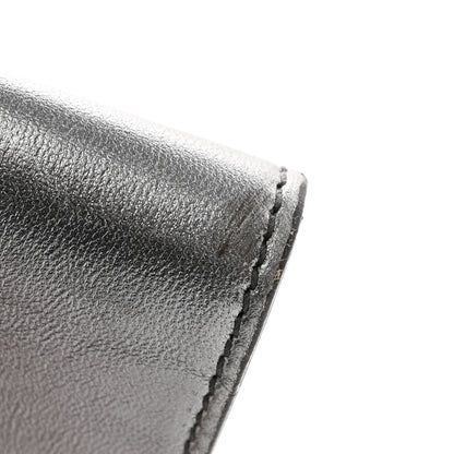 Saint Laurent Metallic Calfskin Y-Mail Clutch Silver 13 of 22