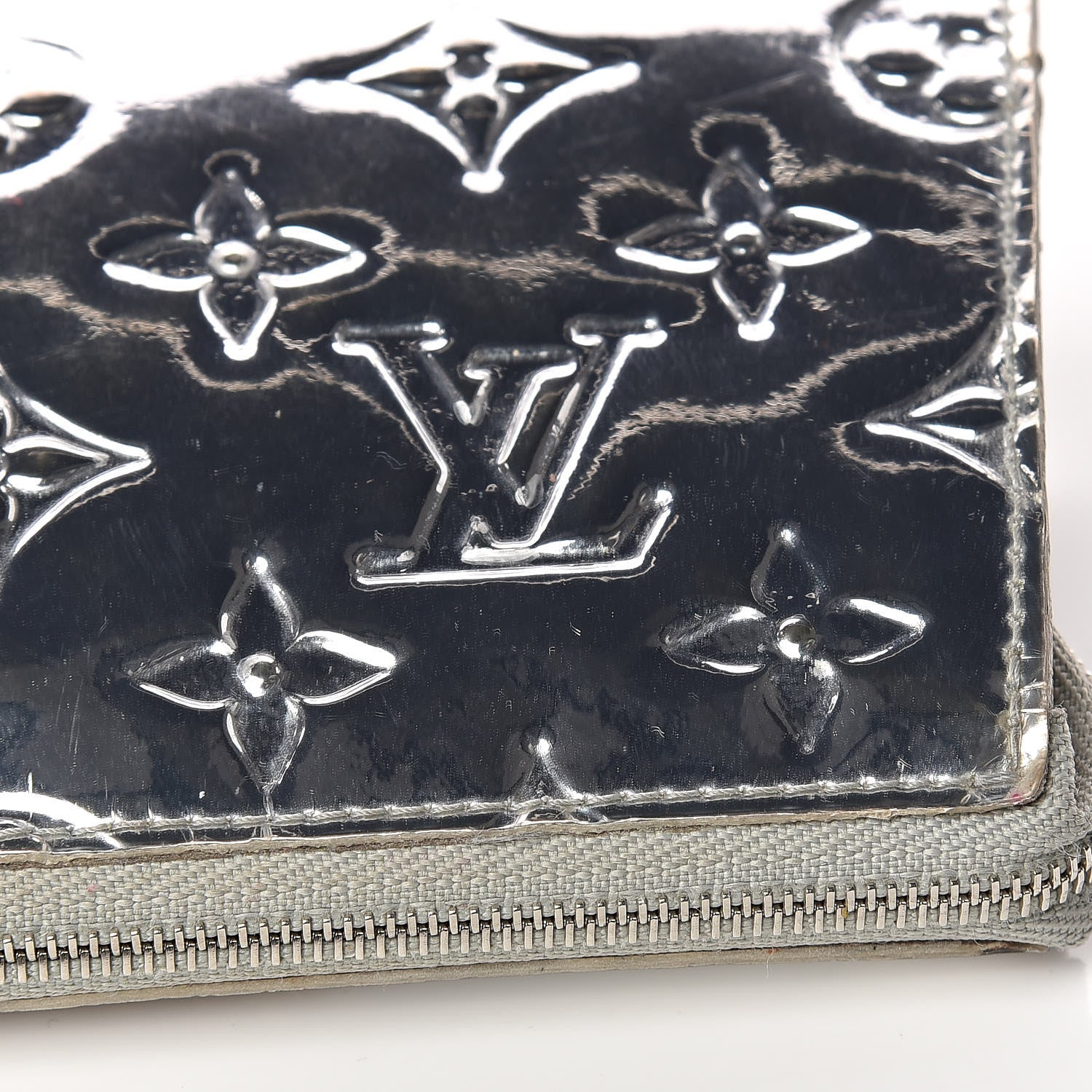 Louis Vuitton Monogram Miroir Trousse Cosmetic Bag Silver 14 of 14