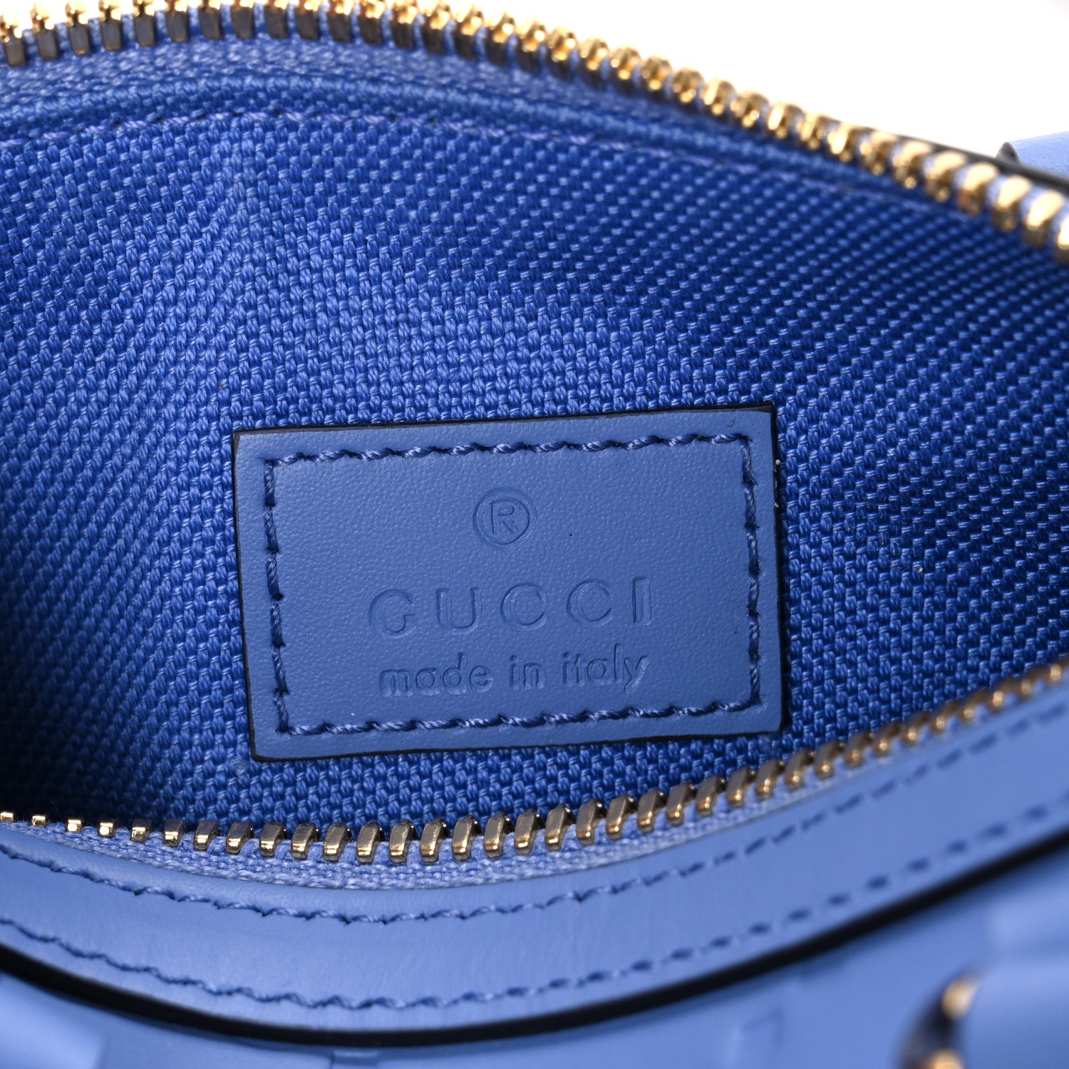 Gucci Gilbert Calfskin Jumbo GG Embossed Super Mini Top Handle Bowler Bag Bloom Lavender 6 of 10