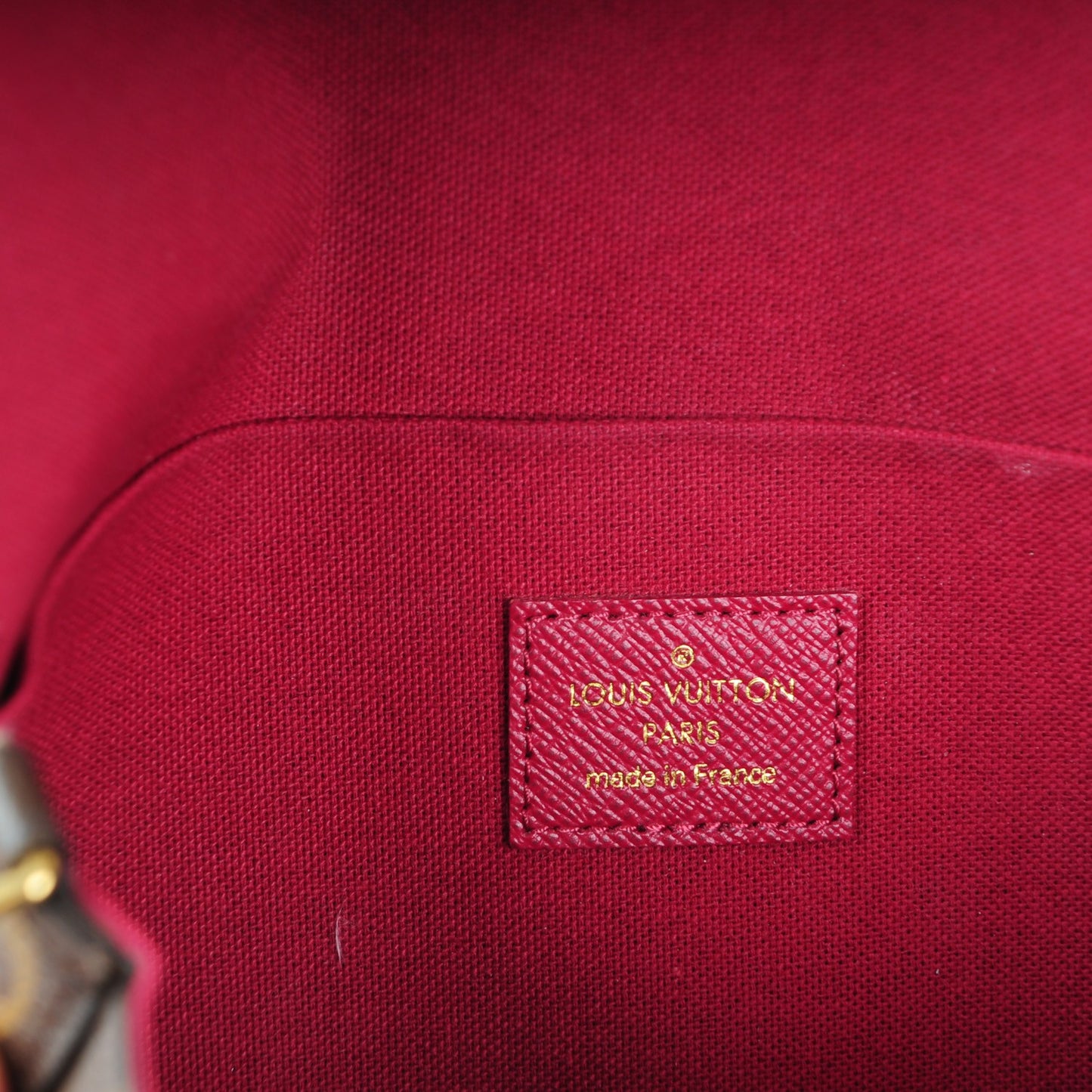 Monogram Pochette Felicie Chain Wallet Fuchsia