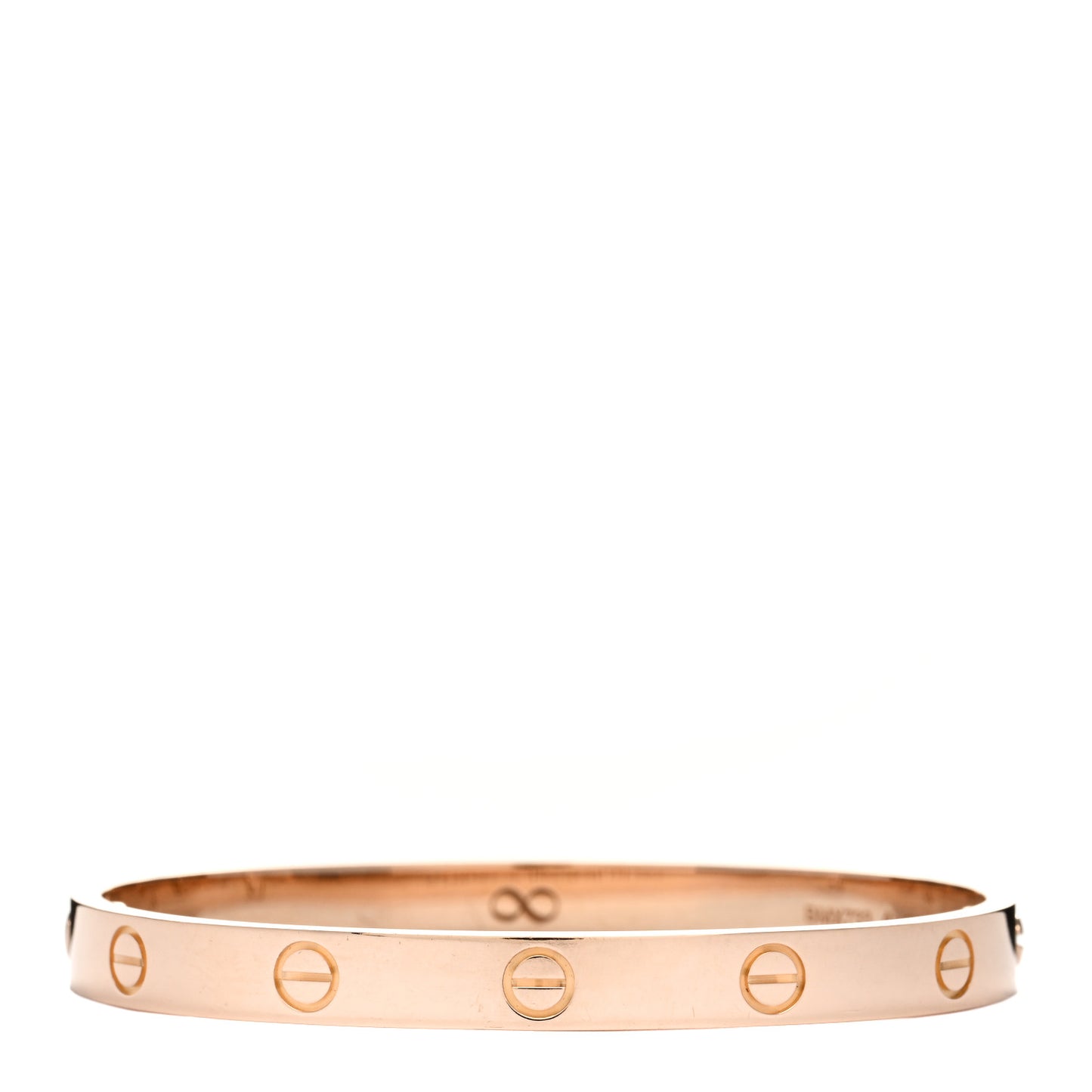 18K Pink Gold LOVE Bracelet 17