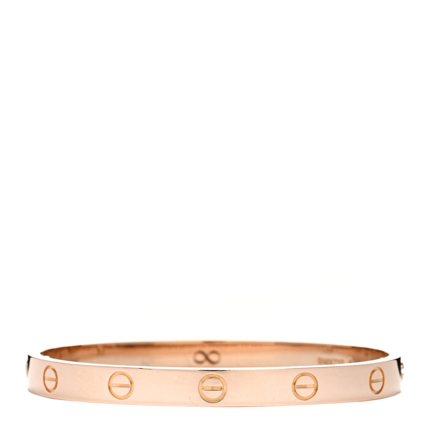 Cartier 18K Pink Gold LOVE Bracelet 17 2 of 5