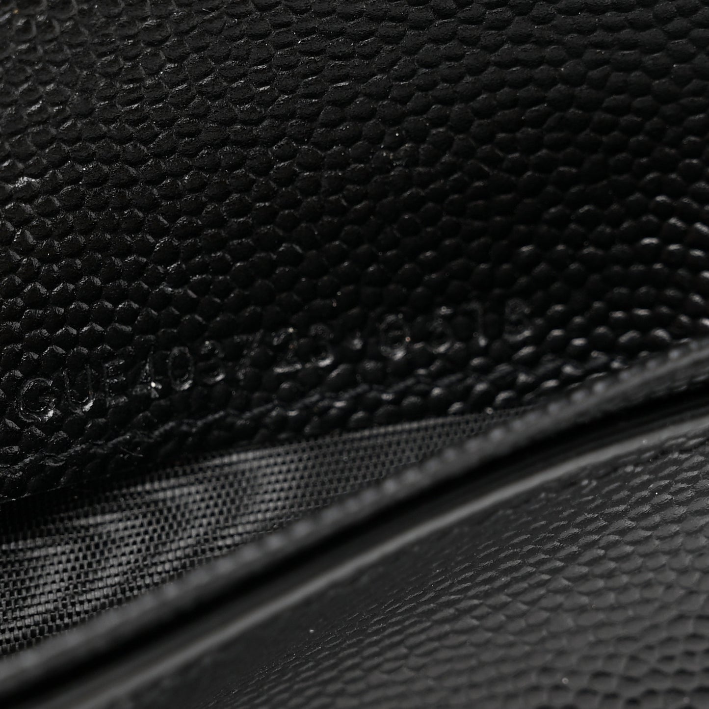Grain De Poudre Matelasse Chevron Monogram Compact Zip Around Wallet Black
