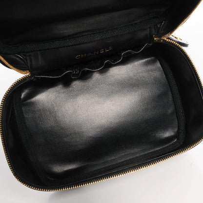 Chanel Caviar Vanity Cosmetic Case Black 5 of 8