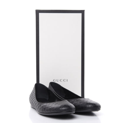 Gucci Microguccissima Flats 38.5 Black 11 of 11