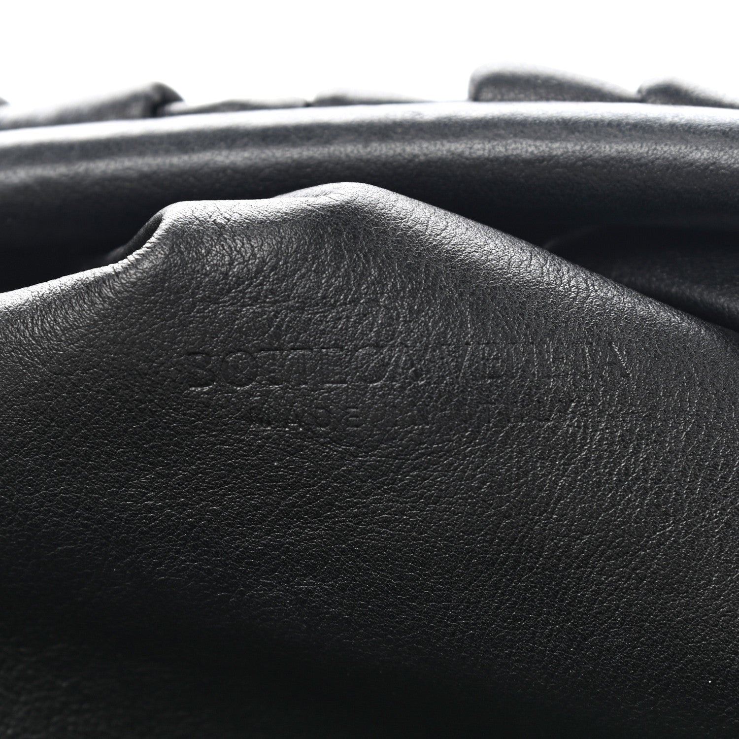 Bottega Veneta Smooth Butter Calf The Pouch Oversized Clutch Black 7 of 11