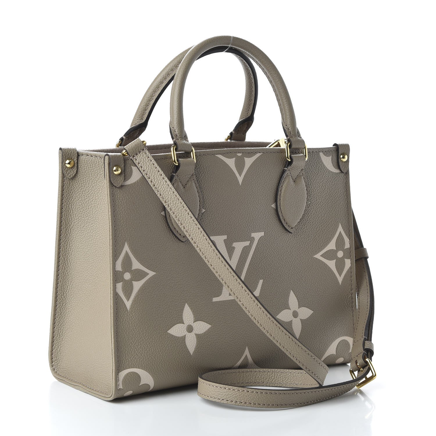 Louis Vuitton Empreinte Monogram Giant Onthego PM Tourterelle Creme 4 of 10
