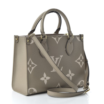 Louis Vuitton Empreinte Monogram Giant Onthego PM Tourterelle Creme 4 of 10