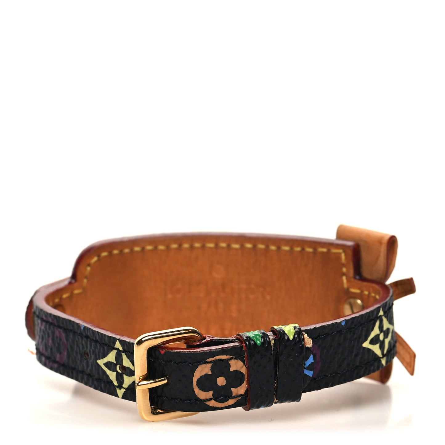 Monogram Multicolor Address Wish Bracelet Black