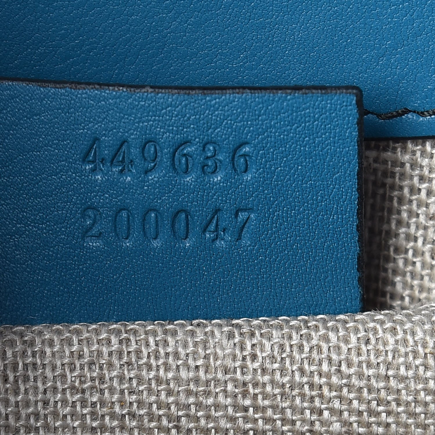 Gucci Microguccissima Mini Emily Shoulder Bag Deep Cobalt 7 of 11